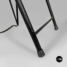 Charger l'image dans la galerie, Folding chair in leather and metal, 1980s
