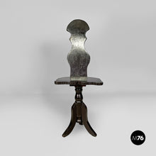 Load image into Gallery viewer, Chair in black wood, late 19th century
