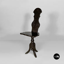 Load image into Gallery viewer, Chair in black wood, late 19th century
