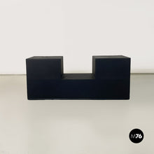 Load image into Gallery viewer, Black plastic modular coffee table Gli Scacchi by Mario Bellini for B&amp;B Italia, 1971
