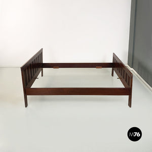 Solid wood Califfo bed by Ettore Sottsass for Poltronova, 1960s