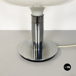 Steel and glass AM/AS table lamp by Franco Albini and Franca Helg for Sirrah