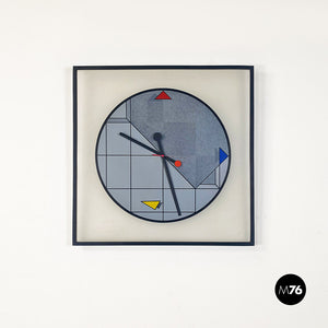 Plastic wall clock by Kurt B. Delbanco for Morphos, 1980s