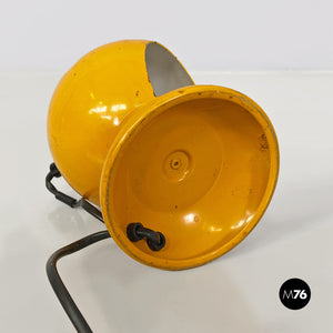 Yellow metal lamp by Goffredo Reggiani for Reggiani Illuminazione, 1970s