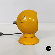 Charger l&#39;image dans la galerie, Yellow metal lamp by Goffredo Reggiani for Reggiani Illuminazione, 1970s

