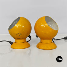 Load image into Gallery viewer, Yellow metal lamp by Goffredo Reggiani for Reggiani Illuminazione, 1970s
