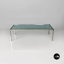 将图片加载到图库查看器，Steel and glass Luar coffee table by Ross Littell, 1970s
