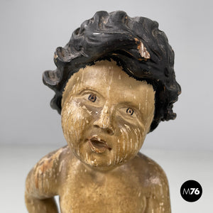 Cherub wooden sculptures, end of 1800s
