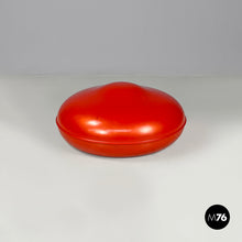 Load image into Gallery viewer, Red and yellow plastic poufs by Fabrizio Bertero and Andrea Panto for Zanotta, 1990s
