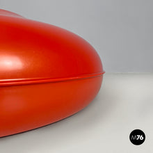 Load image into Gallery viewer, Red and yellow plastic poufs by Fabrizio Bertero and Andrea Panto for Zanotta, 1990s
