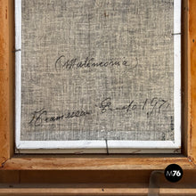 Carica l&#39;immagine nel visualizzatore di Gallery, Oil painting Malinconia by Ernesto Tramezzani, 1971
