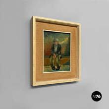 Carica l&#39;immagine nel visualizzatore di Gallery, Oil painting Malinconia by Ernesto Tramezzani, 1971
