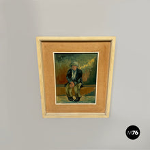 Carica l&#39;immagine nel visualizzatore di Gallery, Oil painting Malinconia by Ernesto Tramezzani, 1971
