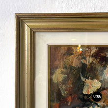 Load image into Gallery viewer, Portrait painting with golden frame, 1960s
