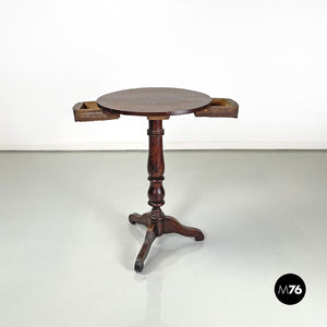 Wooden coffee table with drawers, late 1800s