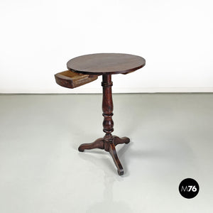 Wooden coffee table with drawers, late 1800s