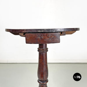 Wooden coffee table with drawers, late 1800s