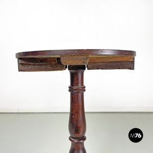 Wooden coffee table with drawers, late 1800s