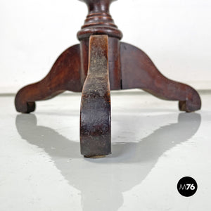 Wooden coffee table with drawers, late 1800s