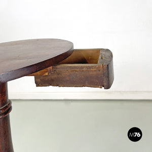 Wooden coffee table with drawers, late 1800s