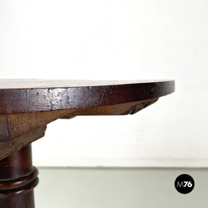 Wooden coffee table with drawers, late 1800s