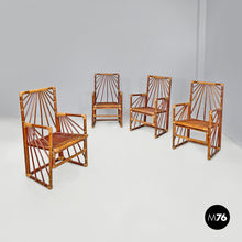 Load image into Gallery viewer, Rattan chairs by Dal Vera, 1970s
