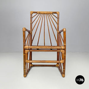 Rattan chairs by Dal Vera, 1970s