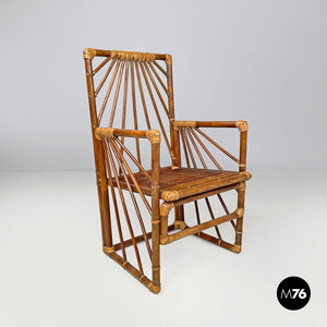 Rattan chairs by Dal Vera, 1970s