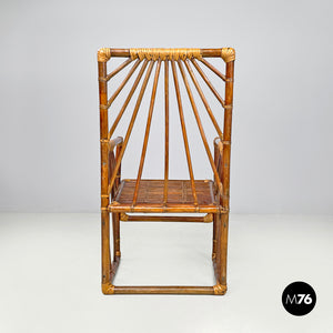 Rattan chairs by Dal Vera, 1970s