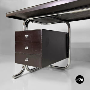 Metal and plastic desk for 2 INN, 1970s