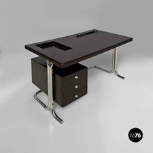 Load image into Gallery viewer, Metal and plastic desk for 2 INN, 1970s
