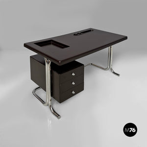 Metal and plastic desk for 2 INN, 1970s