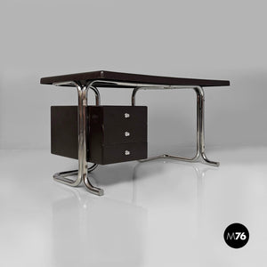 Metal and plastic desk for 2 INN, 1970s