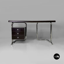Load image into Gallery viewer, Metal and plastic desk for 2 INN, 1970s
