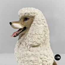 Charger l&#39;image dans la galerie, Ceramic poodle sculpture by Ronzan, 1970s
