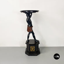 Load image into Gallery viewer, Ebonized wood Moor statue, end of 1800s
