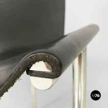 Load image into Gallery viewer, Metal and leather T or 3LC chairs by Katavolos, Douglas and Kelley for ICF, 1960s
