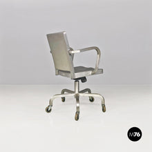 将图片加载到图库查看器，Brushed aluminum Hudson chairs by Philippe Starck for Emeco, 2000s
