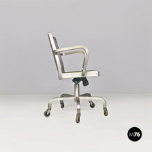 画像をギャラリービューアに読み込む, Brushed aluminum Hudson chairs by Philippe Starck for Emeco, 2000s
