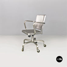 将图片加载到图库查看器，Brushed aluminum Hudson chairs by Philippe Starck for Emeco, 2000s
