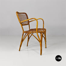 画像をギャラリービューアに読み込む, Outdoor rattan chairs, 1960s
