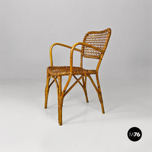 画像をギャラリービューアに読み込む, Outdoor rattan chairs, 1960s
