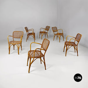 Outdoor rattan chairs, 1960s