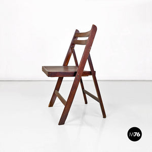 Teak wood folding chair, 1960s