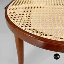Load image into Gallery viewer, Chairs in wood and straw, 1950s
