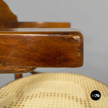 Load image into Gallery viewer, Chairs in wood and straw, 1950s
