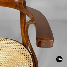 Load image into Gallery viewer, Chairs in wood and straw, 1950s
