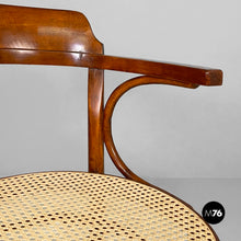 Load image into Gallery viewer, Chairs in wood and straw, 1950s
