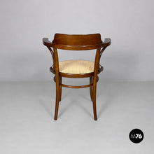 Load image into Gallery viewer, Chairs in wood and straw, 1950s
