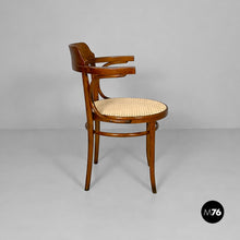 Load image into Gallery viewer, Chairs in wood and straw, 1950s
